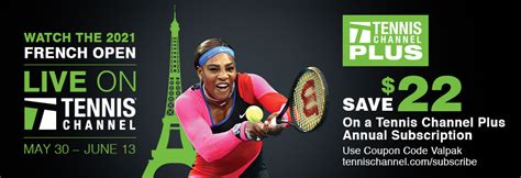 Get a whole month of <strong>Tennis</strong> TV for free with our newest offer for a limited time. . Tennis channel coupon